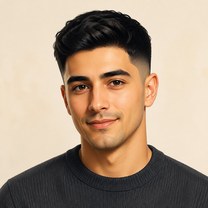 AI-generated fictional portrait for Jordan Lee (not a real person)